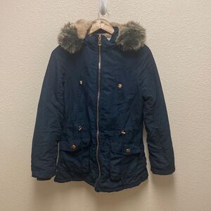 Holstark Collection Faux Fur Lined Hooded Jacket Small